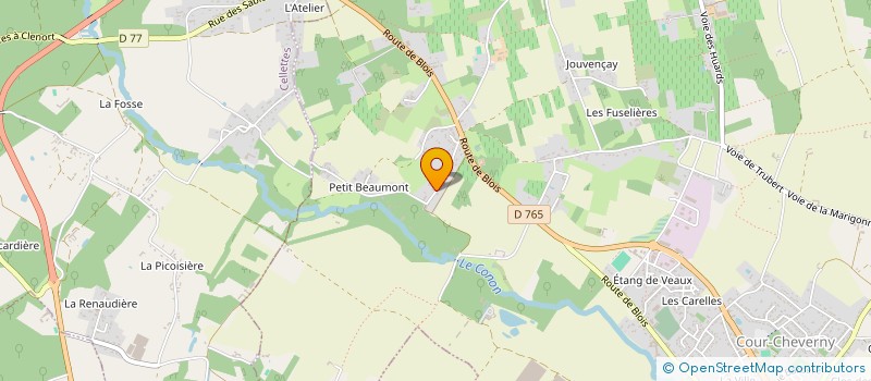 localisation de l'entreprise SCI DE VOLLET 12  COUR-CHEVERNY