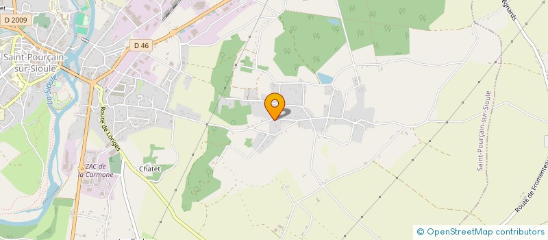 localisation de l'entreprise SCI DE VOUROUX  SAINT-POURCAIN-SUR-SIOULE