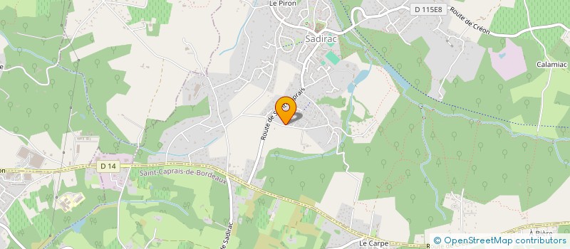 localisation de l'entreprise SCI DE VRIGNY 2  SADIRAC