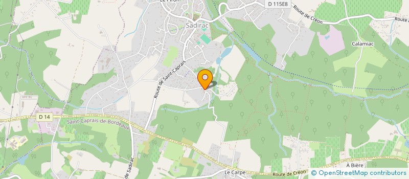 localisation de l'entreprise SCI DE VRIGNY  SADIRAC