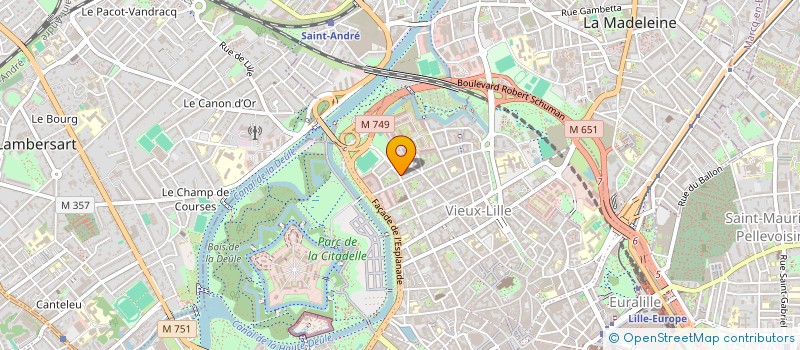 localisation de l'entreprise SCI DE WAILLY à LILLE