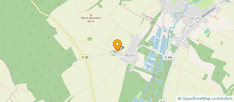 localisation de l'entreprise SCI DE WAILLY  CONTY