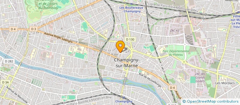 localisation de l'entreprise SCI DE WILS  CHAMPIGNY-SUR-MARNE