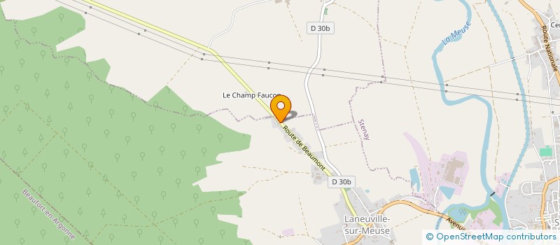 localisation de l'entreprise SCI DE ZELIE à LANEUVILLE-SUR-MEUSE