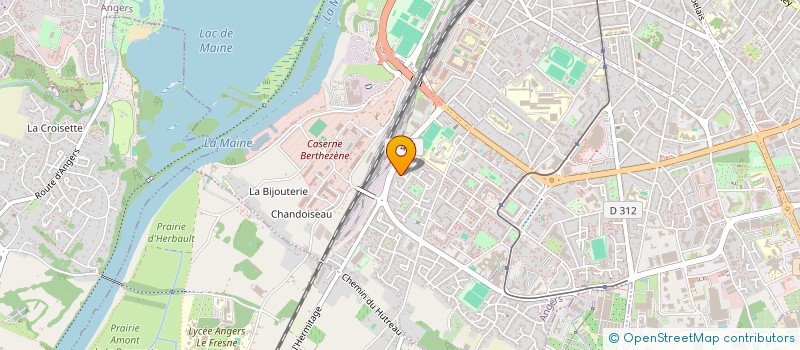 localisation de l'entreprise SCI DEA à ANGERS