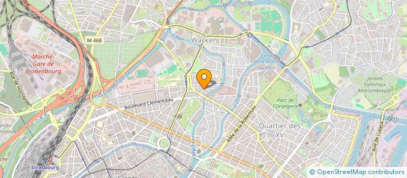 localisation de l'entreprise SCI DEA  STRASBOURG