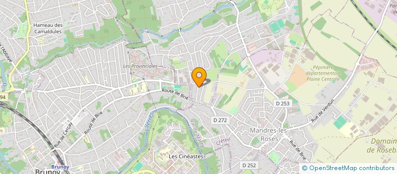 localisation de l'entreprise SCI DEA  VILLECRESNES