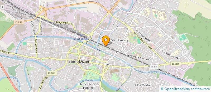 localisation de l'entreprise SCI DEAB52  SAINT-DIZIER