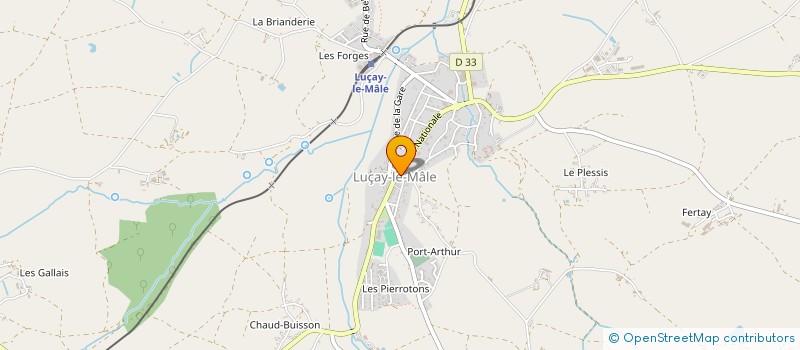 localisation de l'entreprise SCI DEAJCO à LUCAY-LE-MALE