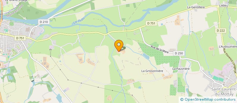 localisation de l'entreprise SCI DEAL  MAUGES-SUR-LOIRE