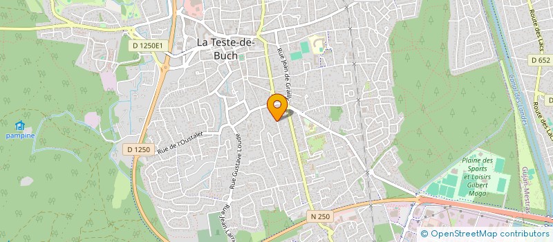 localisation de l'entreprise SCI DEAL à LA TESTE-DE-BUCH