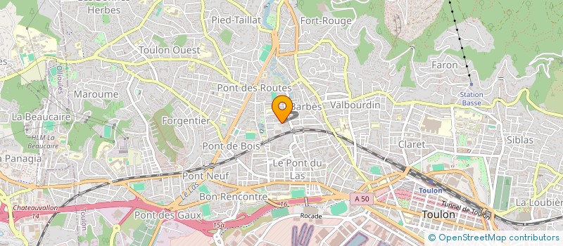 localisation de l'entreprise SCI DEAL  TOULON