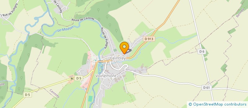 localisation de l'entreprise SCI DEALE  CEINTREY