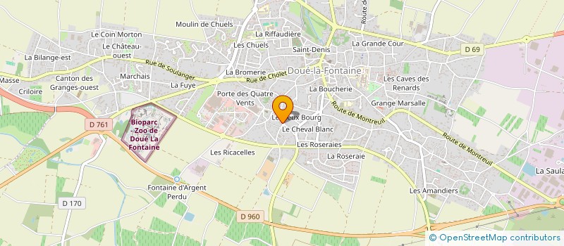 localisation de l'entreprise SCI DEALE  DOUE-EN-ANJOU