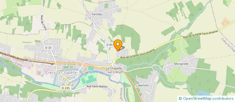 localisation de l'entreprise SCI DEALMFRED  CRECY-LA-CHAPELLE