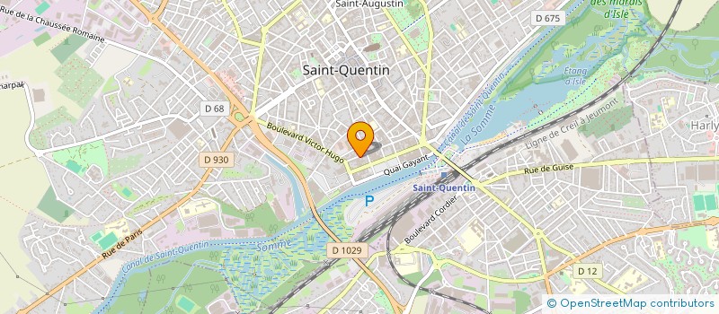 localisation de l'entreprise SCI DEAN à SAINT-QUENTIN
