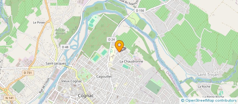 localisation de l'entreprise SCI DEANYVES à COGNAC