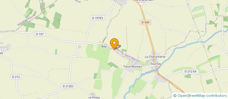 localisation de l'entreprise SCI DEAU  BERNAY-SAINT-MARTIN