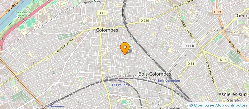 localisation de l'entreprise SCI DEAU MI PUSH à COLOMBES