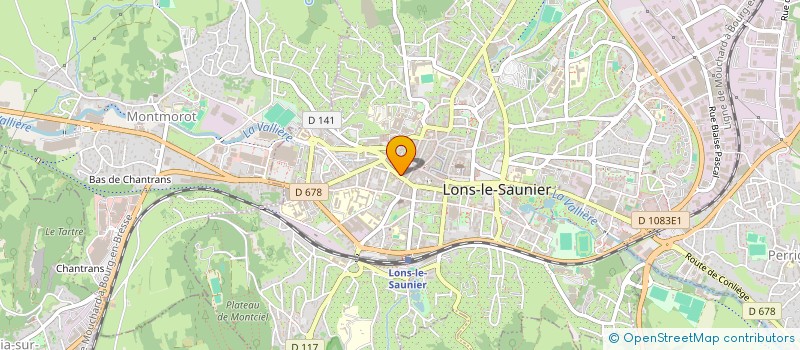 localisation de l'entreprise SCI DEAUVILLE  LONS-LE-SAUNIER