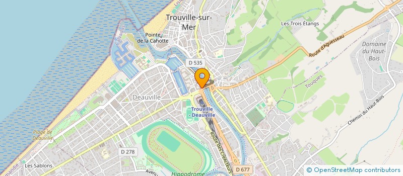 localisation de l'entreprise SCI DEAVER à DEAUVILLE
