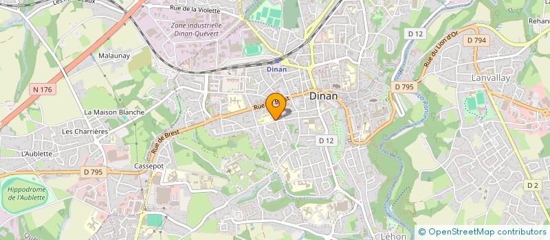 localisation de l'entreprise SCI DEB  DINAN