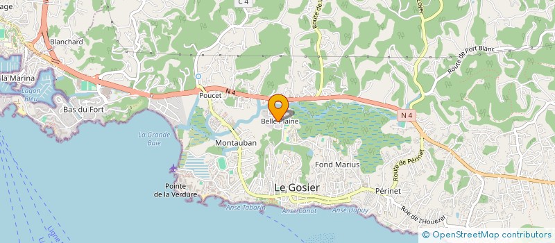 localisation de l'entreprise SCI DEB IMMOBILIER à LE GOSIER