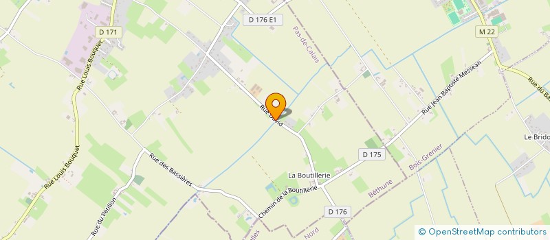 localisation de l'entreprise SCI DEBACQ  FLEURBAIX