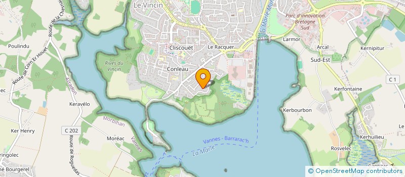 localisation de l'entreprise SCI DEBAILLEUL à VANNES