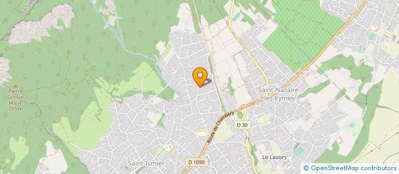 localisation de l'entreprise SCI DEBAIRE  SAINT-ISMIER
