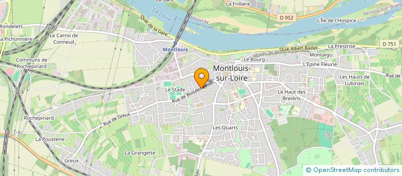 localisation de l'entreprise SCI DEBAISE à MONTLOUIS-SUR-LOIRE