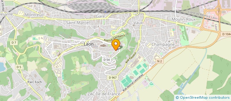 localisation de l'entreprise SCI DEBAPLAN à LAON