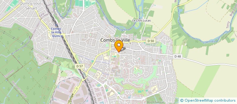 localisation de l'entreprise SCI DEBAR ROVIE  COMBS-LA-VILLE