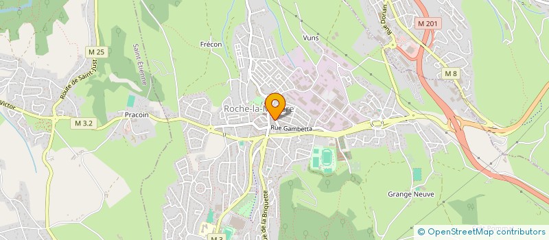 localisation de l'entreprise SCI DEBARD  ROCHE-LA-MOLIERE