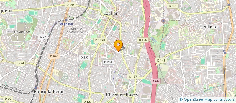 localisation de l'entreprise SCI DEBARRE IMMO  CACHAN