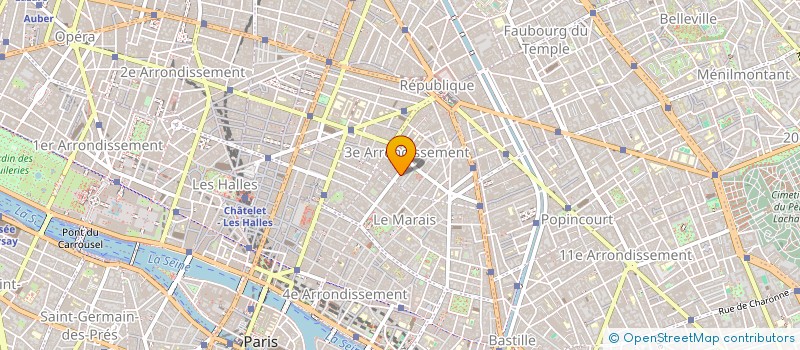 localisation de l'entreprise SCI DEBATAUX  PARIS