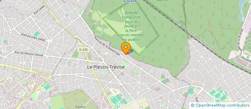 localisation de l'entreprise SCI DEBAUNE à LE PLESSIS-TREVISE