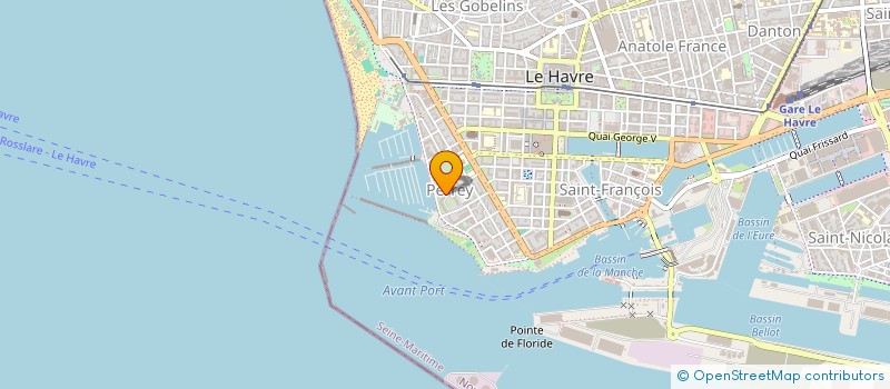 localisation de l'entreprise SCI DEBAY  LE HAVRE