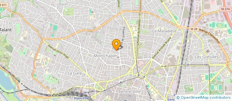 localisation de l'entreprise SCI DEBEAUNE à DIJON