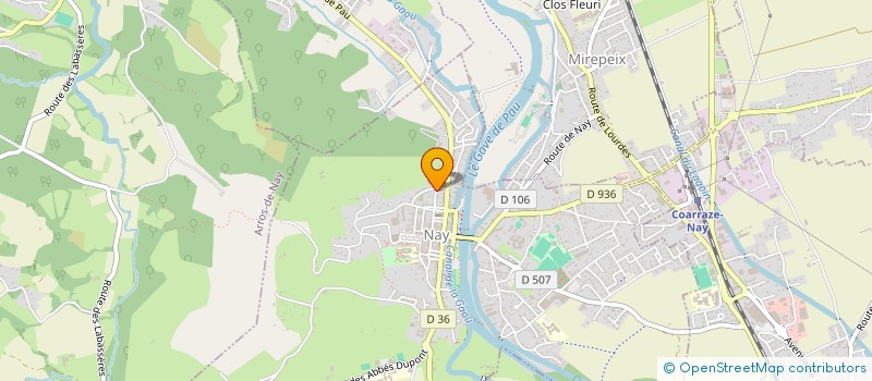 localisation de l'entreprise SCI DEBECHRIS à NAY