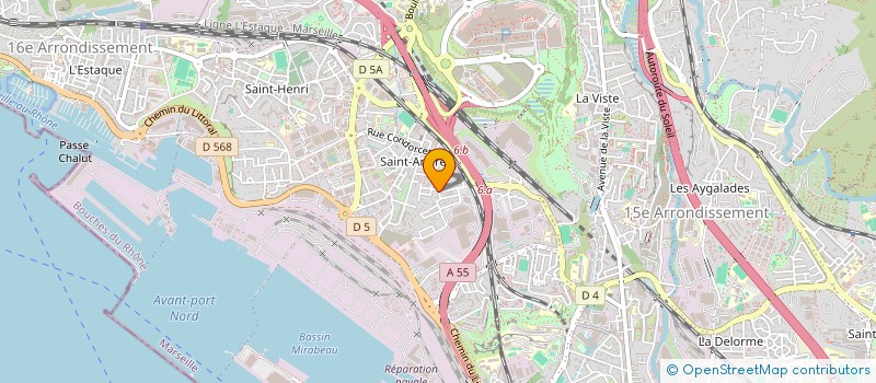 localisation de l'entreprise SCI DEBERNARDI à MARSEILLE