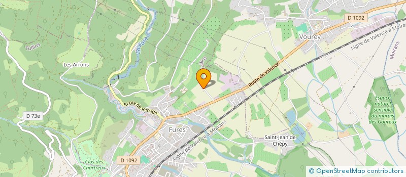 localisation de l'entreprise SCI DEBERNARDY  TULLINS