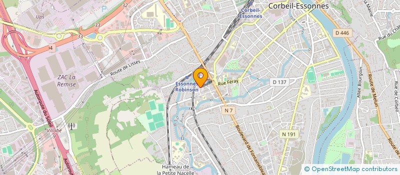 localisation de l'entreprise SCI DEBERSSAC à CORBEIL-ESSONNES