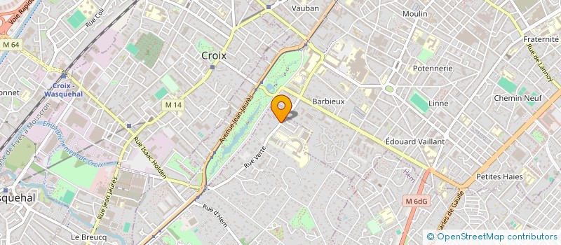 localisation de l'entreprise SCI DEBEURME à CROIX