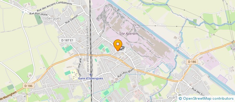 localisation de l'entreprise SCI DEBHAN  ISBERGUES