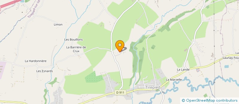 localisation de l'entreprise SCI DEBIEU  TIREPIED-SUR-SEE