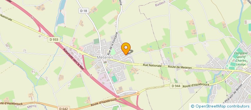 localisation de l'entreprise SCI DEBIMMO  METEREN