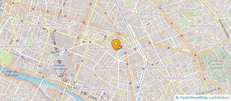 localisation de l'entreprise SCI DEBIZET GLOWINSKI  PARIS