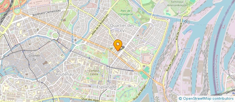 localisation de l'entreprise SCI DEBO 2004  STRASBOURG