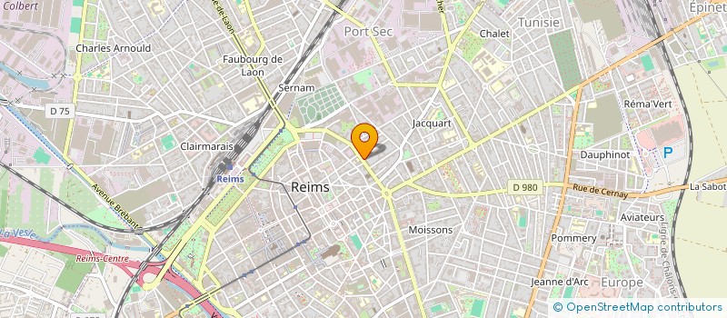 localisation de l'entreprise SCI DEBO  REIMS